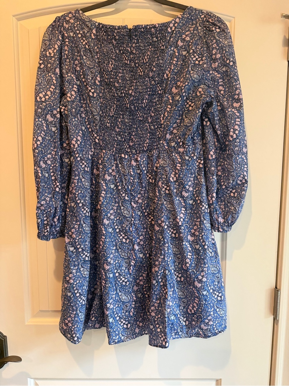 J.Crew x Liberty of London Bourton Bloom Sweetheart Long Sleeve Dress Size 14 - Picture 4 of 12